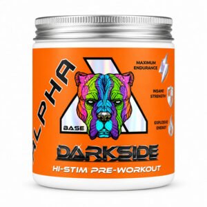 Alpha Darkside Hi-Stim Pre-Workout High Stimulant Supplement for Energy, Focus, Endurance and Muscle Pumps