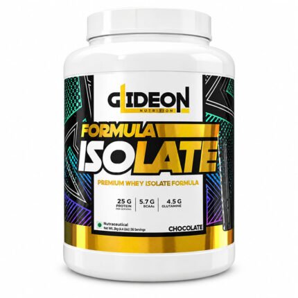 Glideon Formula Isolate whey protein isolate supplement container