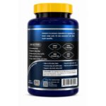 "Back view of VB Nutrition Melatonin dietary supplement bottle showing supplement facts, ingredients, directions for use, warnings, and product information on a white background."