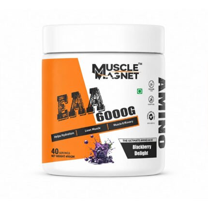 Muscle Magnet EAA 6000 mg Essential Amino Acid Supplement for Muscle Recovery, Hydration & Workout Performance