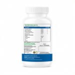 Back view of Olivine Liv Cleanse Capsules bottle showing the Supplement Facts panel, ingredients, usage information