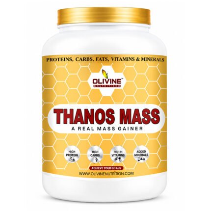 Thanos Mass Weight Gainer high-calorie protein supplement for muscle growth, weight gain, strength, and recovery