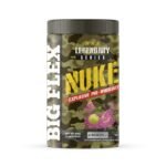 Big Flex Nuke Pre-Workout Guava flavor supplement