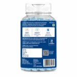 Back label of Dr. Morepen Multivitamin Men bottle showing nutritional information, ingredients, usage directions, storage instructions, barcode, QR code, and 33 vital nutrients