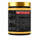 "Back view of Tiger Pre-Workout supplement container showing Supplement Facts and product information"
