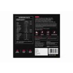 Back view of Scitron Volcano Pre-Workout Pink Lemonade packaging showing the supplement facts panel, ingredients, directions for use, warnings, and barcode.