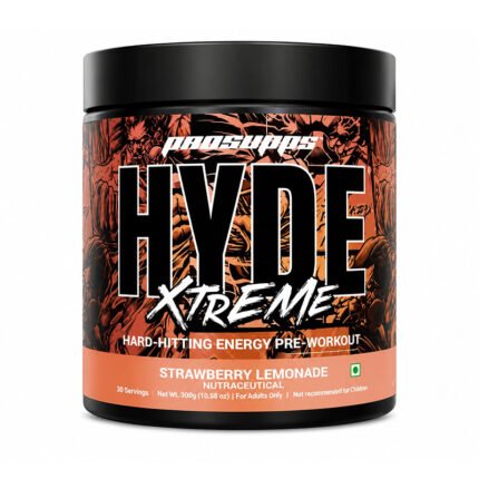 "ProSupps Hyde Xtreme pre-workout supplement powder container"