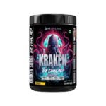 Helix Labz Kraken Pre Workout tub showing flavor name and label details