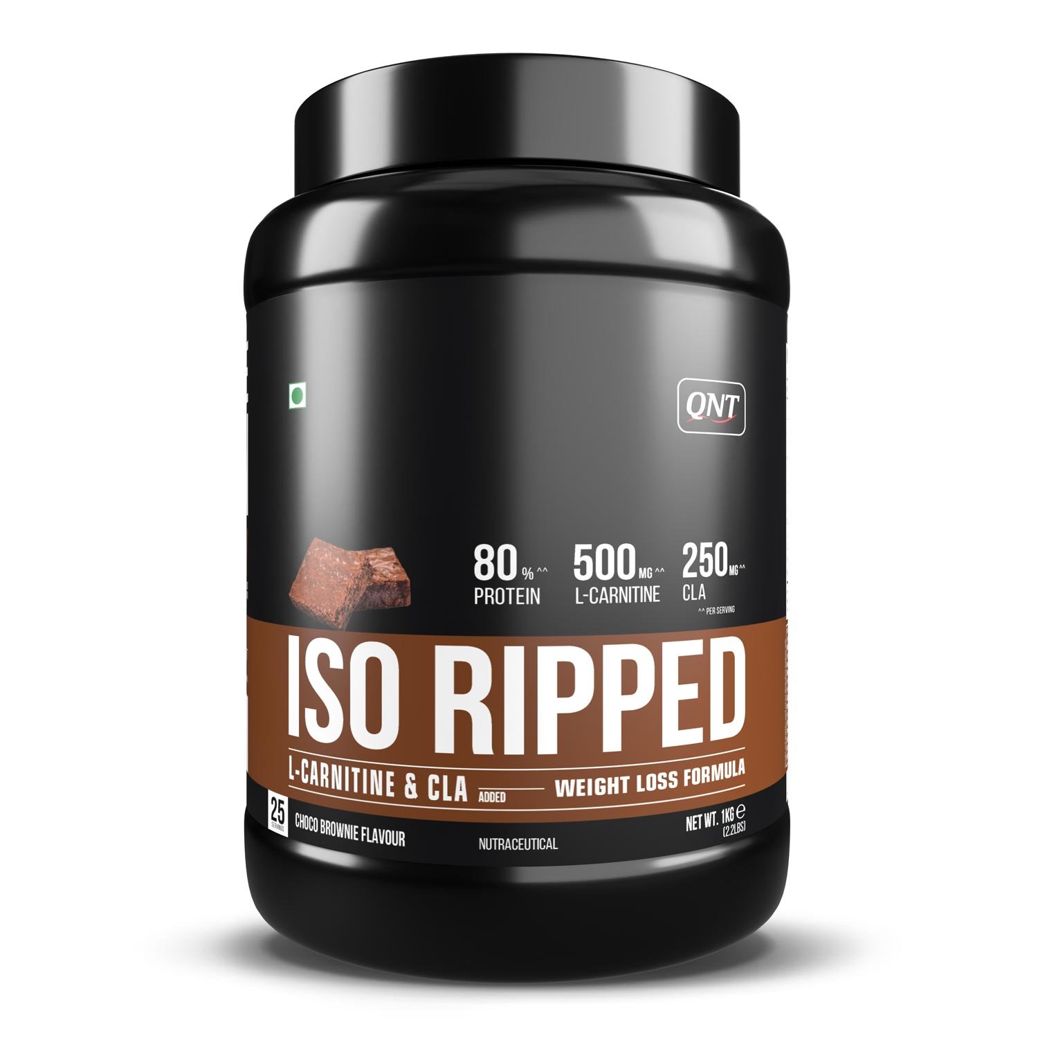 qnt iso riped choco brownie front 1kg