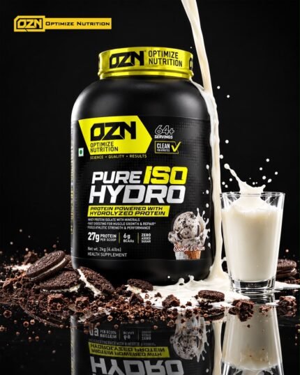 OZN Pure ISO Hydro Whey Protein 4 LBS supplement pack
