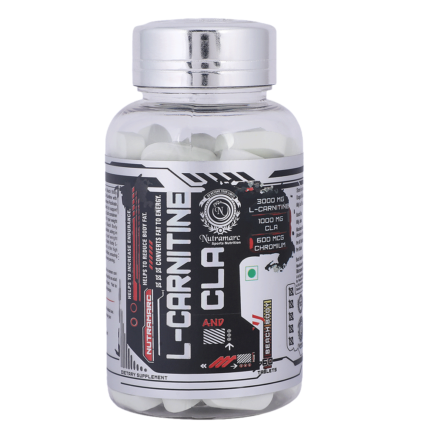 Nutramarc L-Carnitine supplement bottle front view