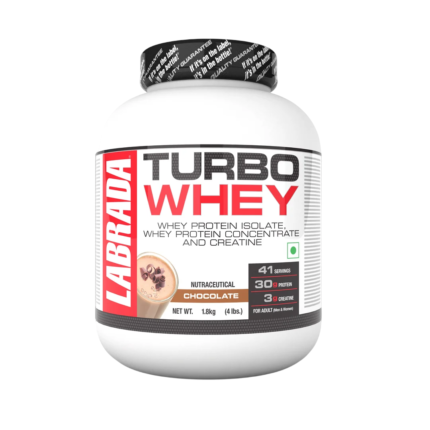Labrada Turbo Whey Chocolate 1.8kg front view