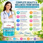 Olivine Nutrition Marine Collagen PRO+ wellness benefits infographic