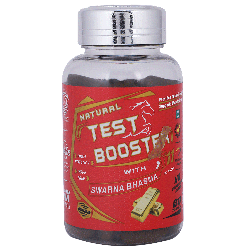 Nutramarc Test Booster supplement bottle front view