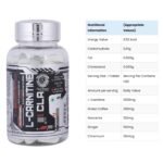 Nutramarc L-Carnitine supplement bottle with ingredient label