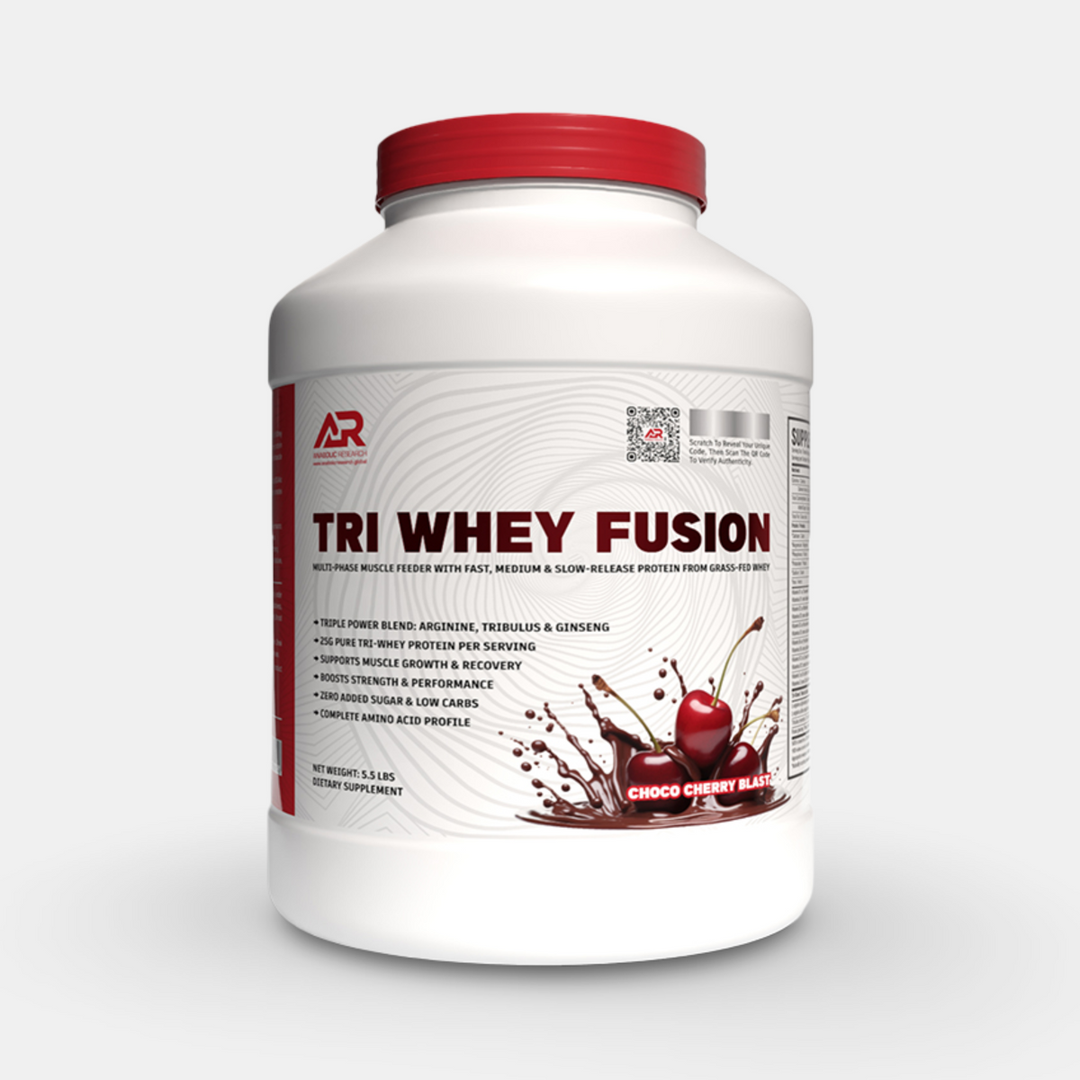 Anabolic Research Tri Fusion Whey Protein 5.5 lbs container