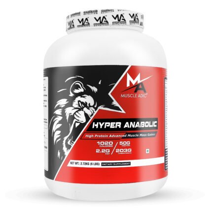 Muscle Addic Hyper Anabolic Mass Gainer front view