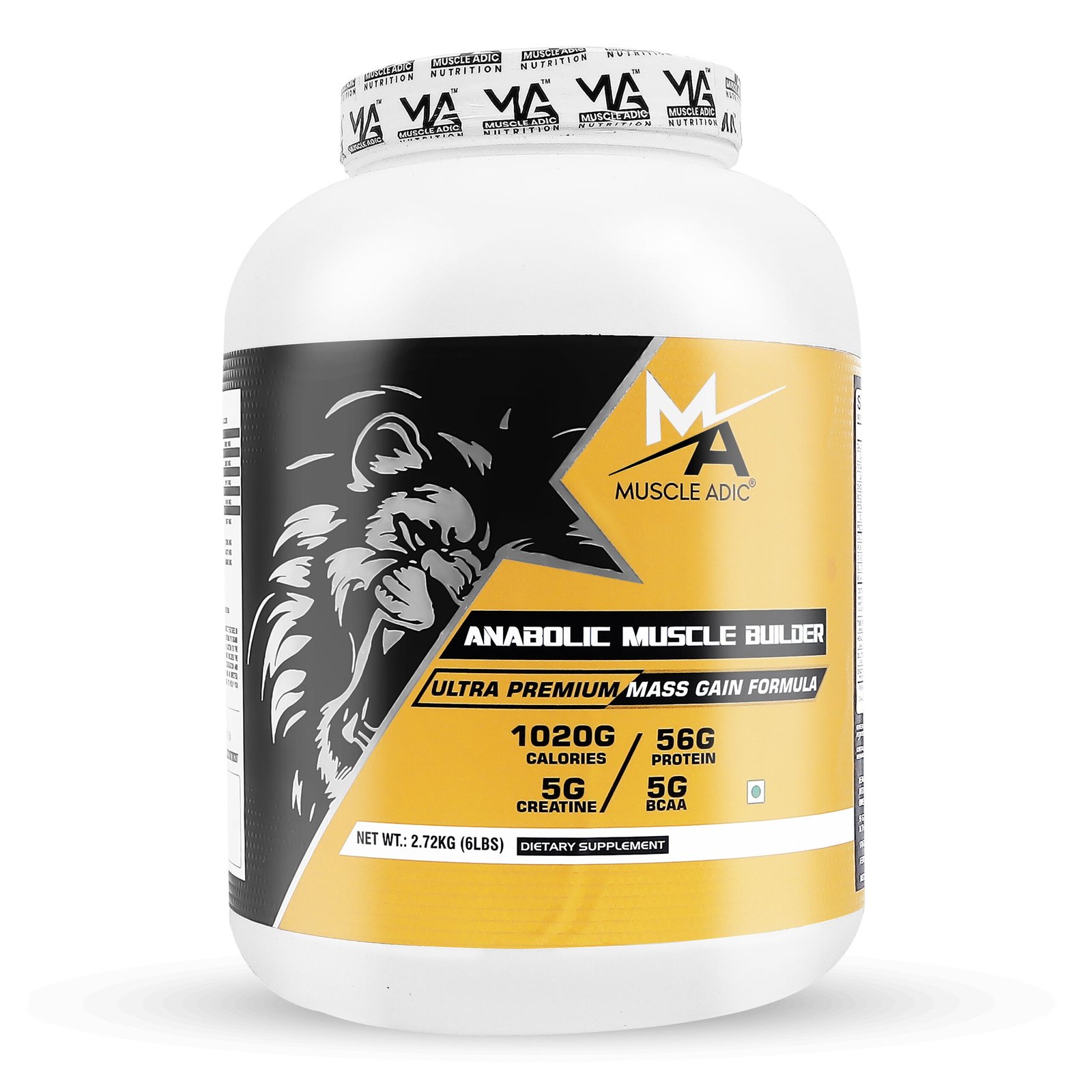 Muscle Addic Anabolic Muscle Builder front