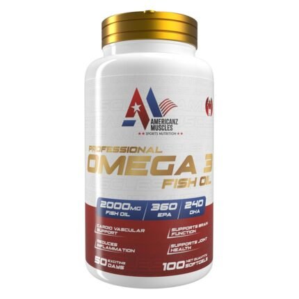 Americanz Professional Omega 3 Fish Oil – 100 Softgels