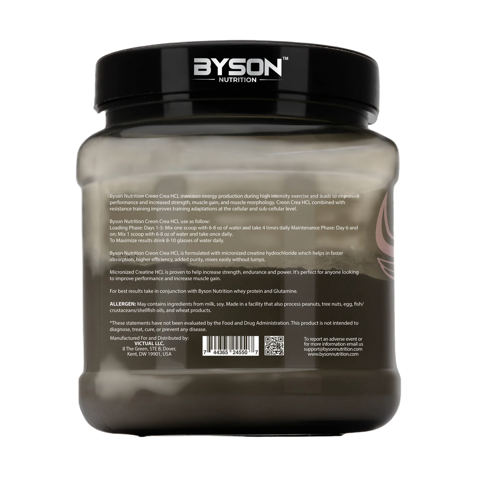Byson Nutrition Creon Crea HCL left side