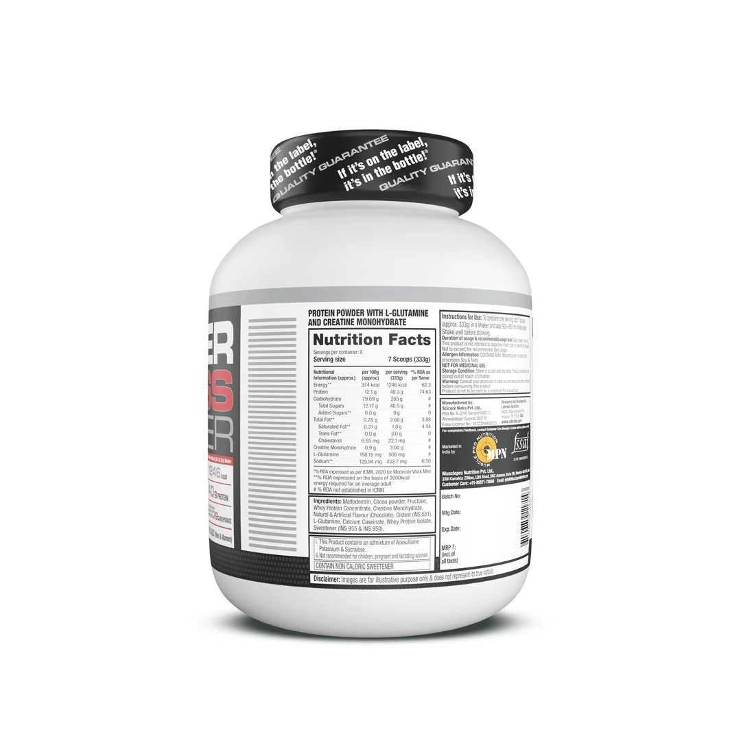 Labrada Super Mass Gainer Left Side