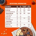 Pintola High Protein Oats Chocolate Nutrition Information