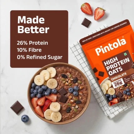 Pintola High Protein Oats Chocolate Ingredients