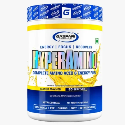 Gaspari Nutrition Hyper Amino Mango flavor supplement