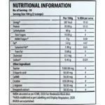 Kevin Levrone Anabolic Mass 3 Kg nutrition and supplement facts