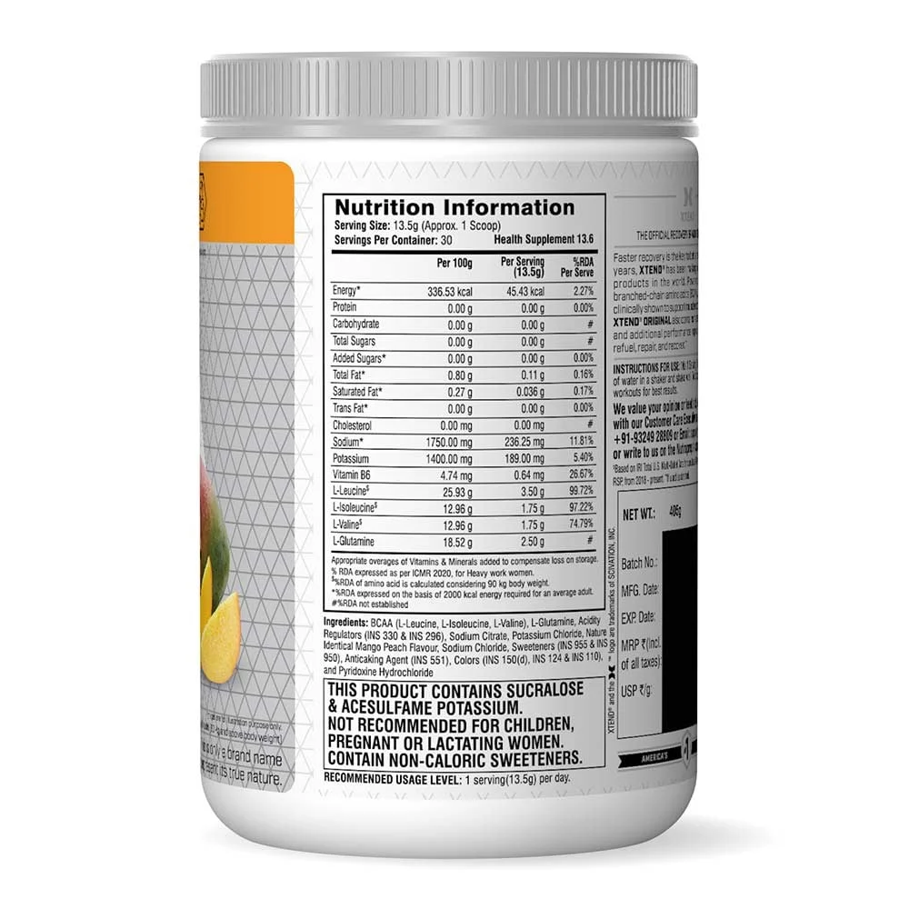 Xtend The Original 7G BCAA Back
