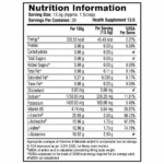 Xtend The Original 7G BCAA Nutrition Information