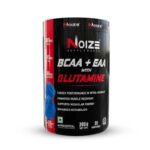 Noize BCAA + EAA with Glutamine amino acid supplement tub, front label